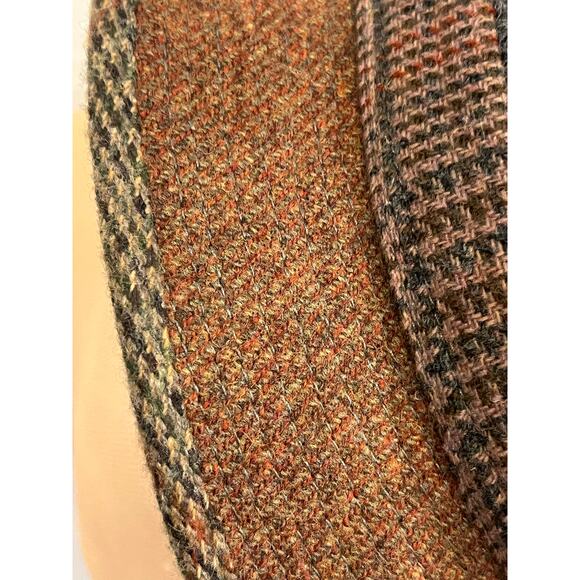 Jonathan Richard Ireland Patchwork Wool Fedora Hat Size 7 1/4 (M/58cm) - Picture 5 of 11